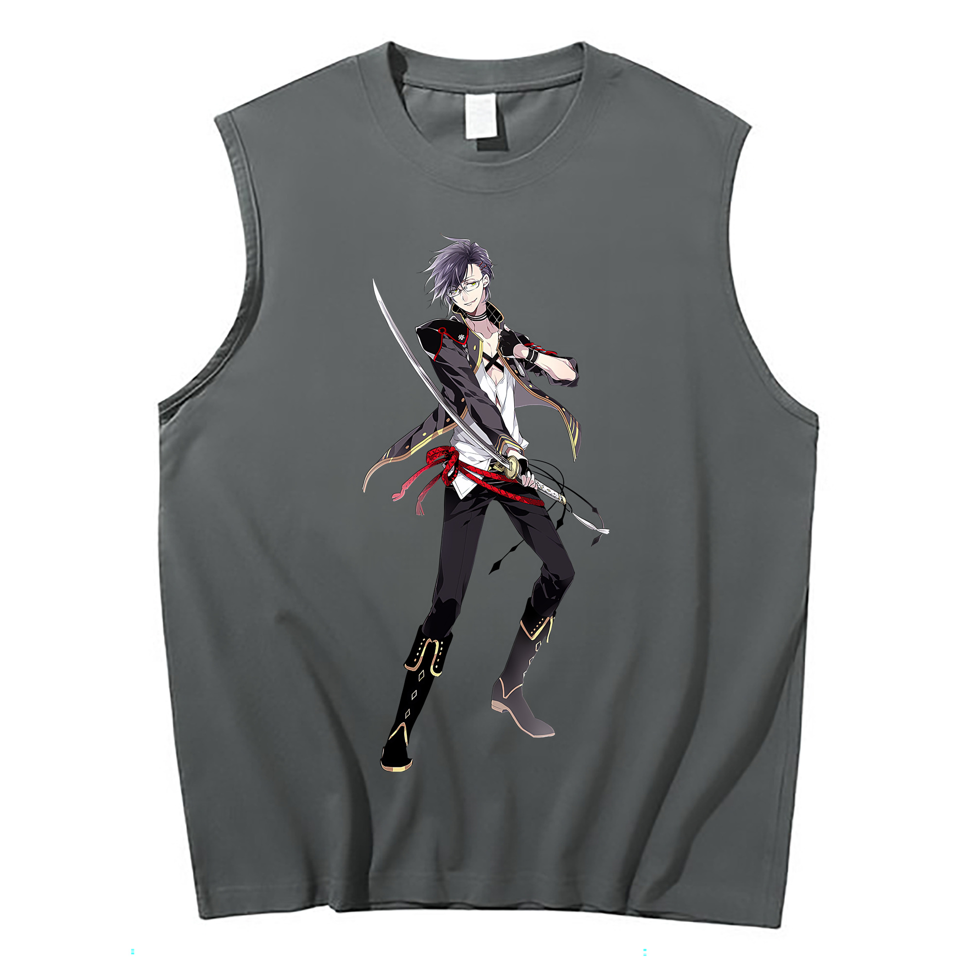 （画像用） 刀剣乱舞 Touken Ranbu コットン100％タンクトップ（フロントプリント）